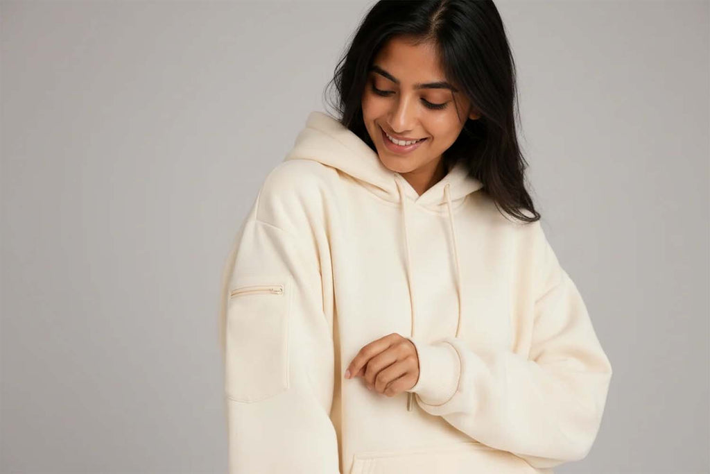 Avero Oversized Utility Hoodie – Off White