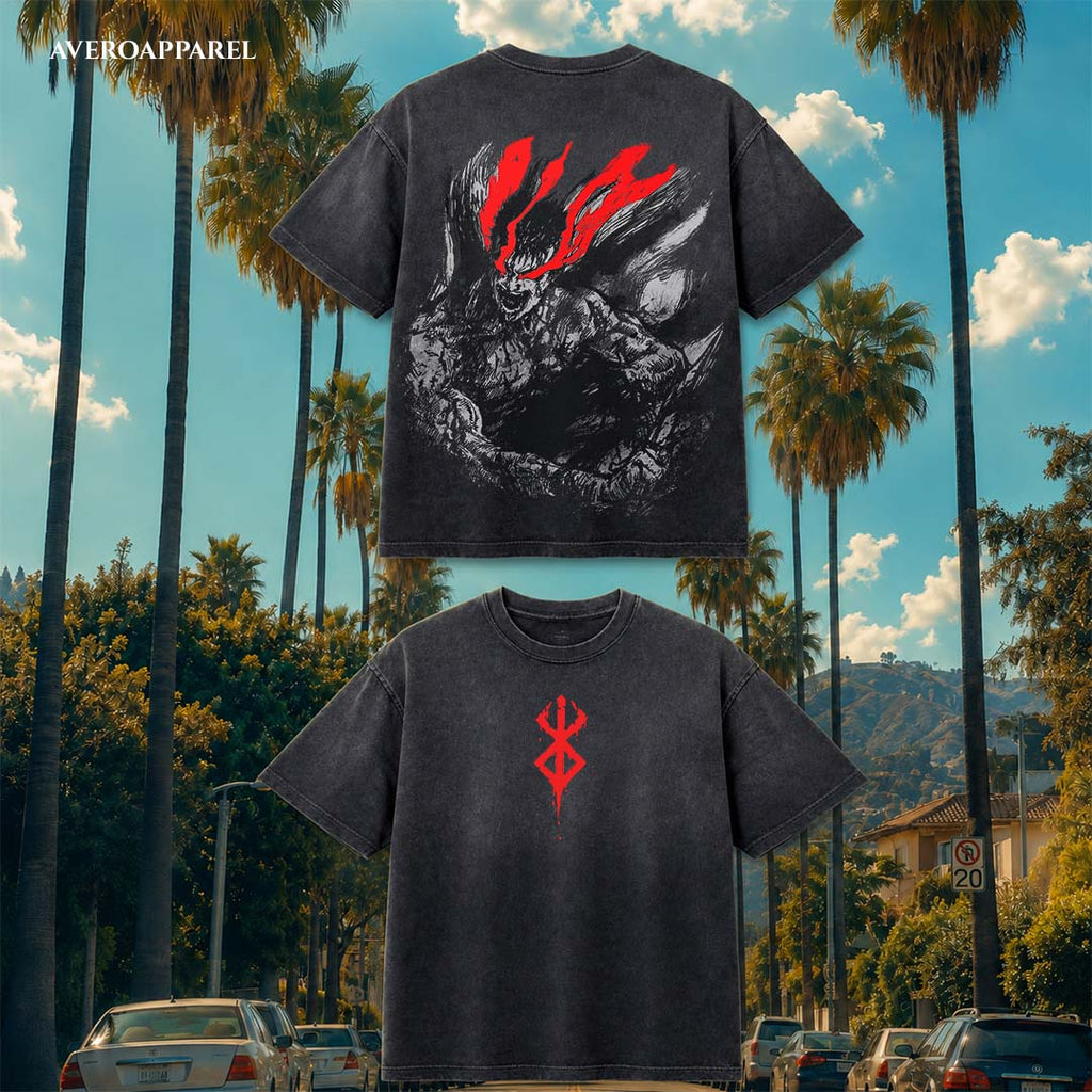 Berserk Ombre Wash Sunfaded T-Shirt