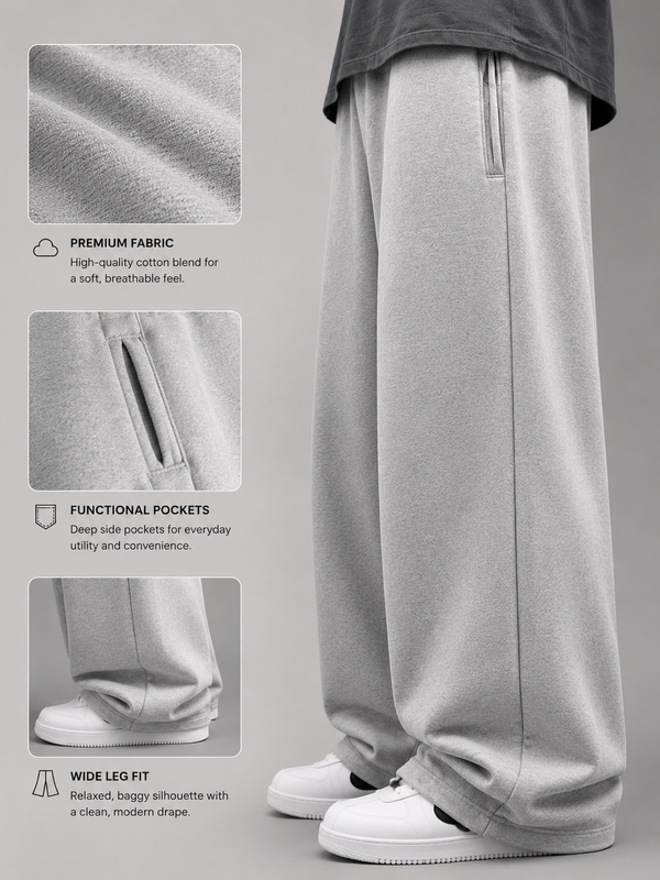 Avero Heavyweight Baggy Lower - Grey