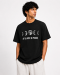 Just a Phase — Oversized T-Shirt (Black)