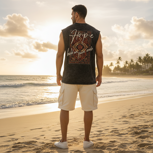 Hope Acid Wash Oversized Tank