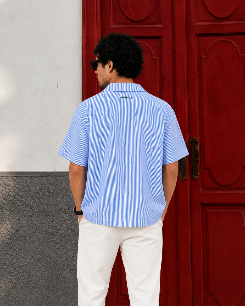 Boxy Fit Striped Shirt