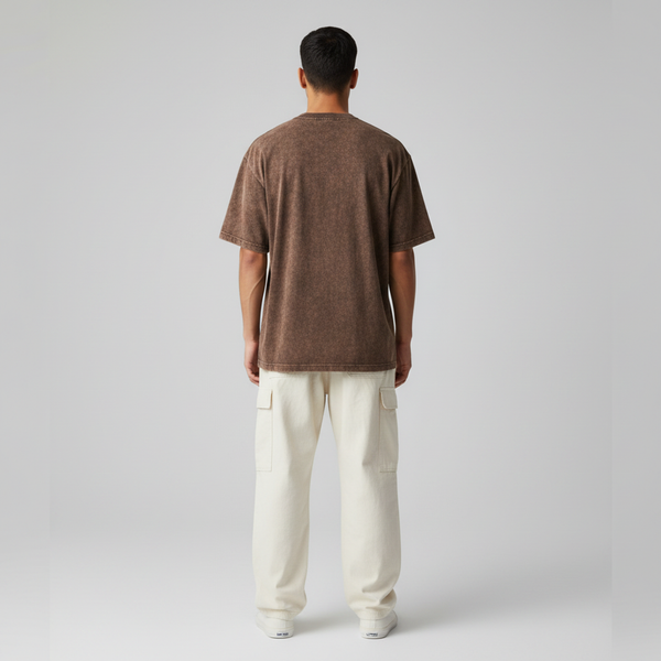 Brooklyn Acid Wash Oversized T-Shirt