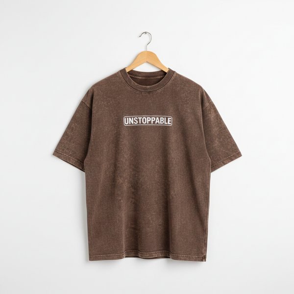 Unstoppable Acid Wash Oversized T-Shirt