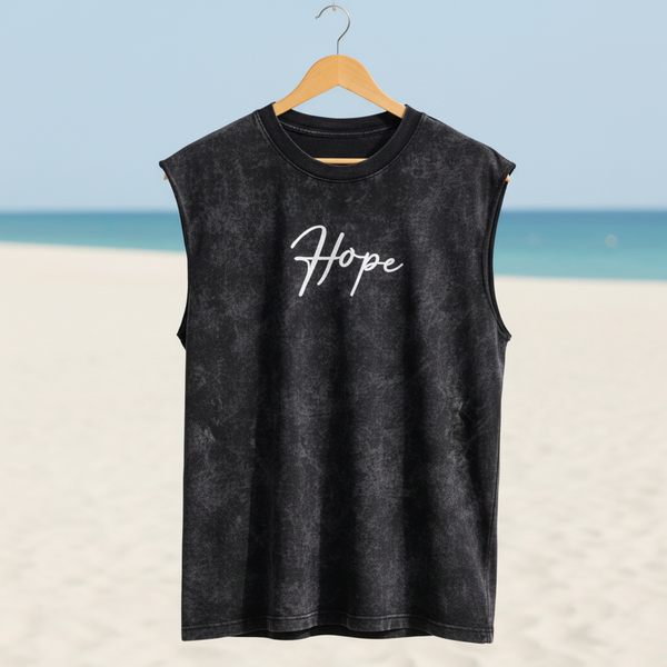 Hope Acid Wash Oversized Tank