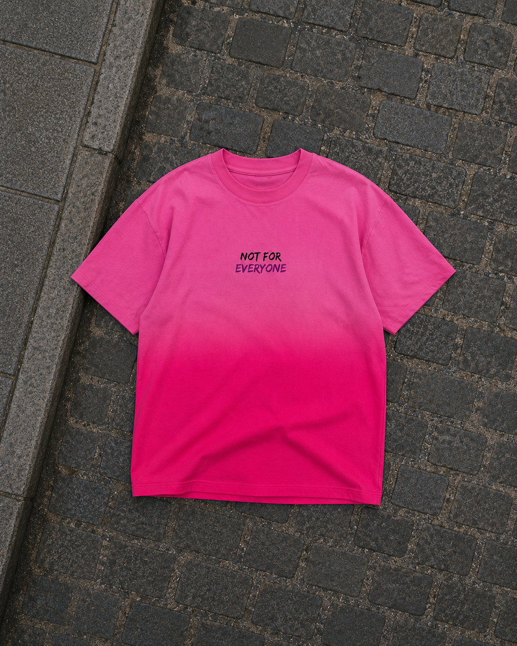 Avero Sunfaded Ombre Wash Tee – Pink